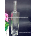 High quality clear french square glass bottle